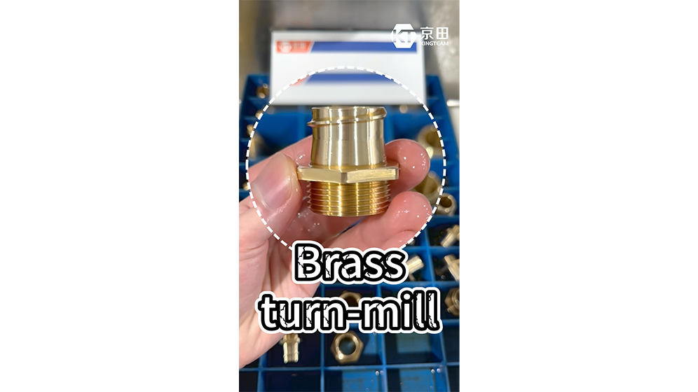 Smooth surfaces brass turn-mill parts