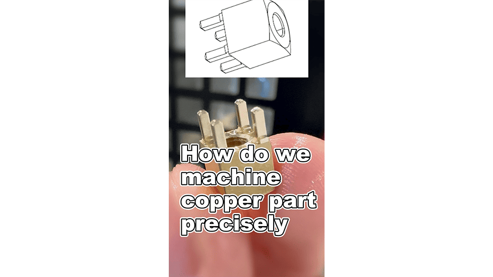 CNC Precision Engraving for Copper Parts.