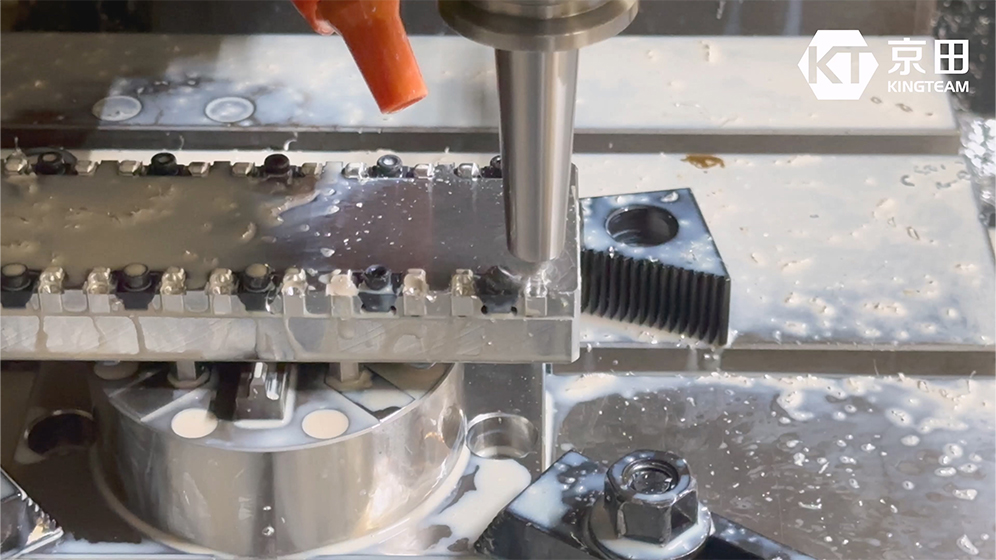 Machining 20 precision aluminum parts at one time